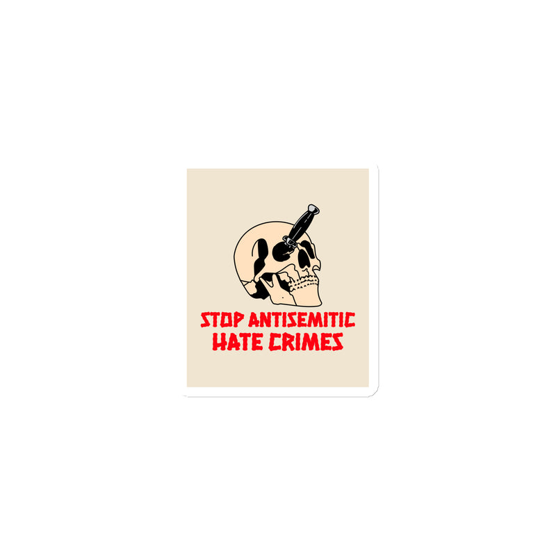 Antisemitic Hate Crimes | Die-Cut Magnet