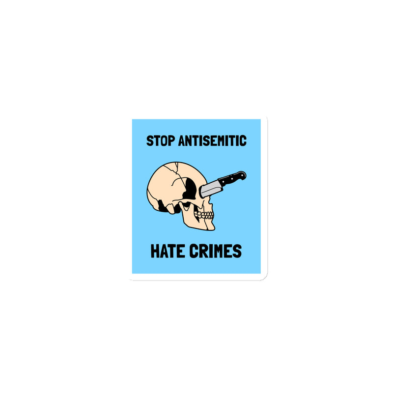 Antisemitic Hate Crimes | Die-Cut Magnet