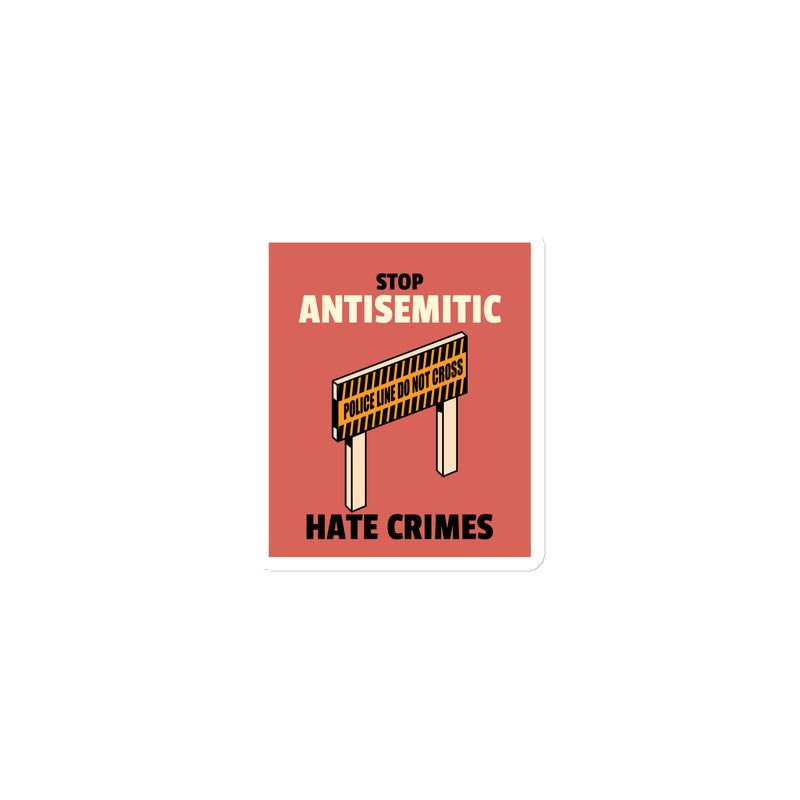 Antisemitic Hate Crimes | Die-Cut Magnet