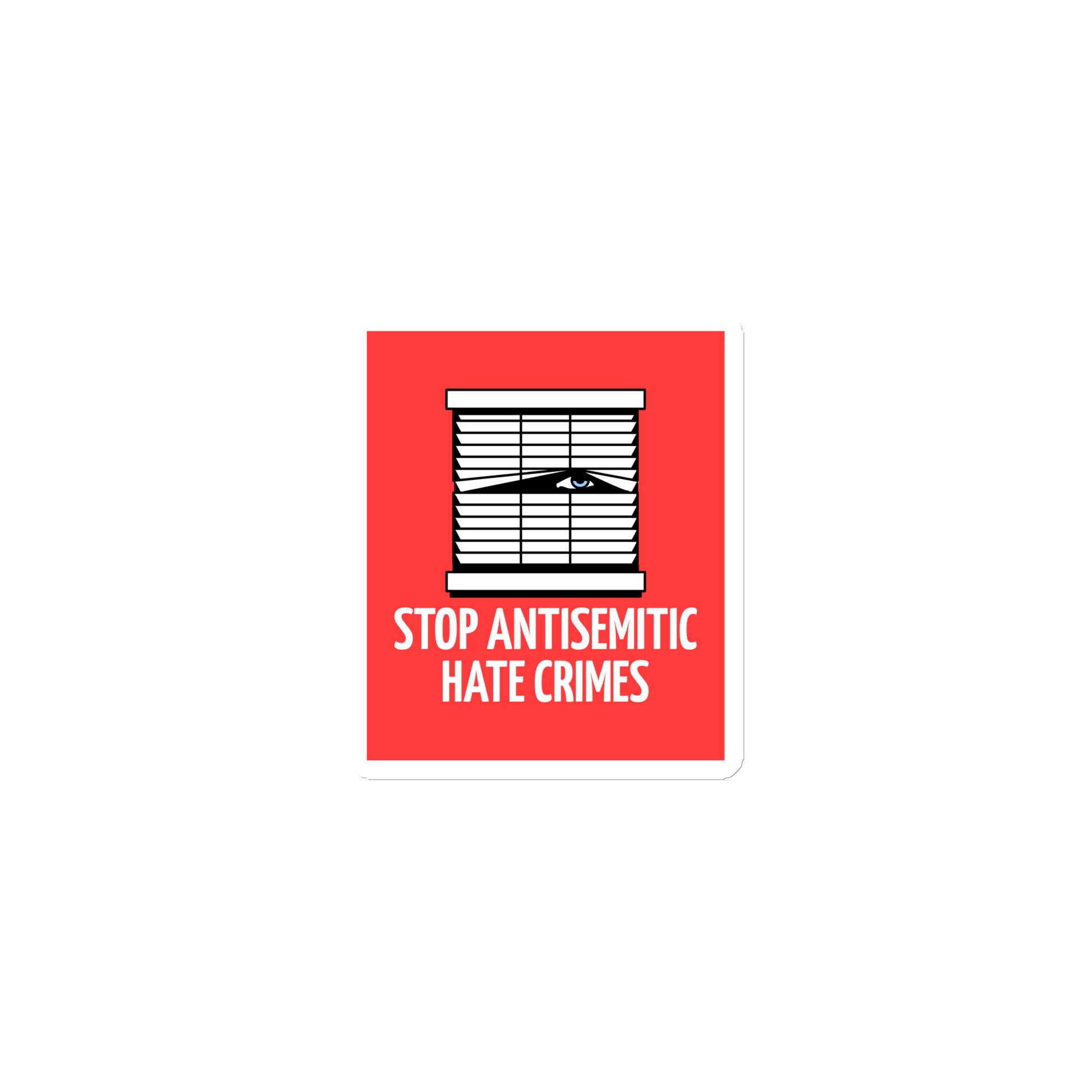Antisemitic Hate Crimes | Die-Cut Magnet