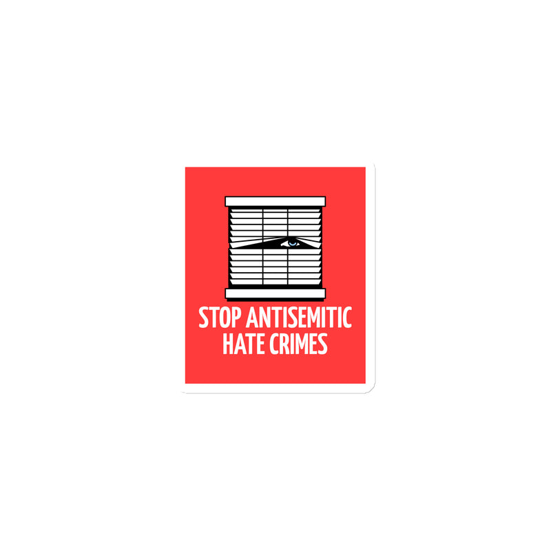 Antisemitic Hate Crimes | Die-Cut Magnet