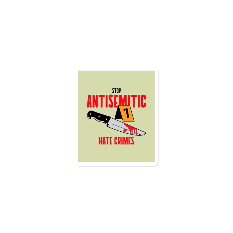 Antisemitic Hate Crimes | Die-Cut Magnet