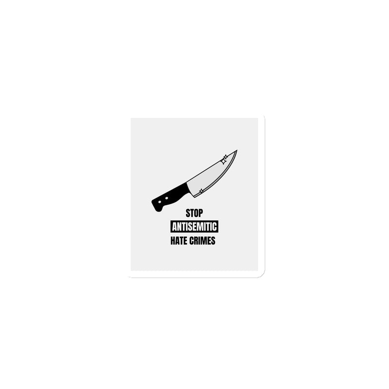Antisemitic Hate Crimes | Die-Cut Magnet