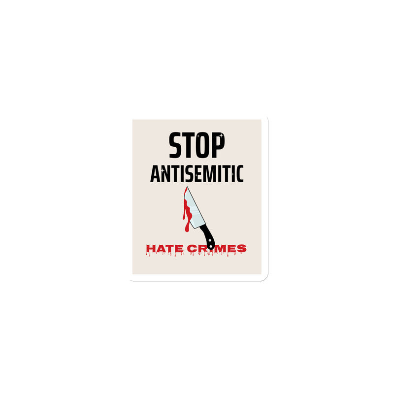 Antisemitic Hate Crimes | Die-Cut Magnet