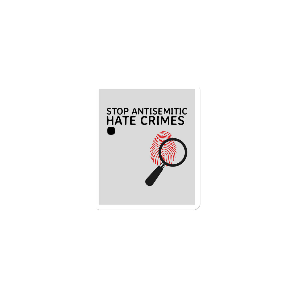 Antisemitic Hate Crimes | Die-Cut Magnet