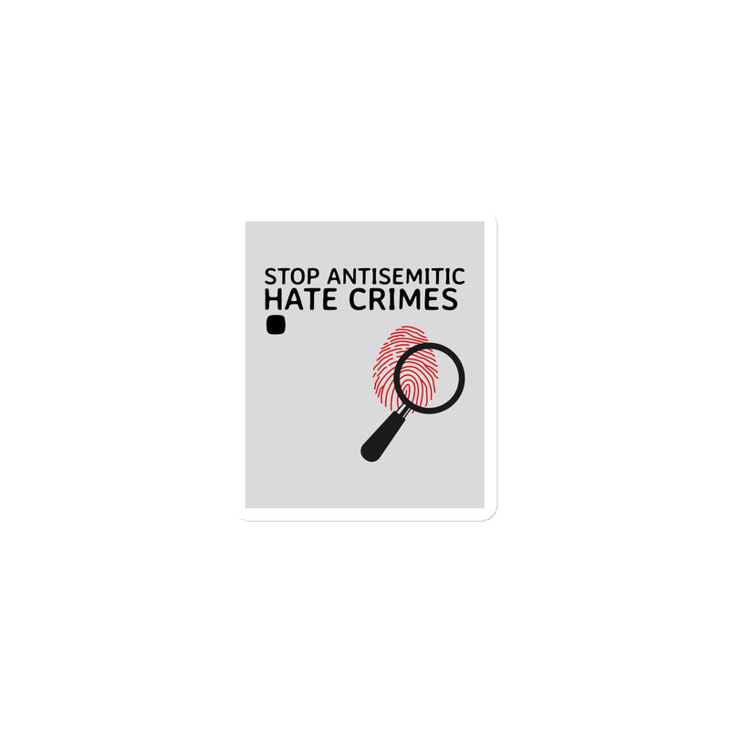 Antisemitic Hate Crimes | Die-Cut Magnet
