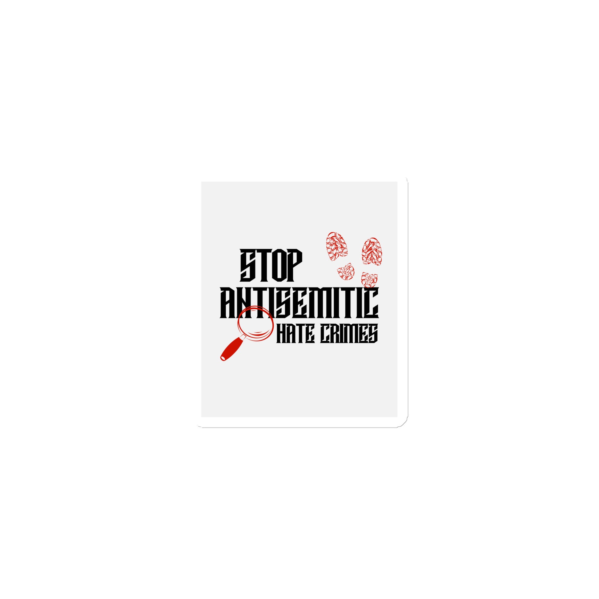 Antisemitic Hate Crimes | Die-Cut Magnet