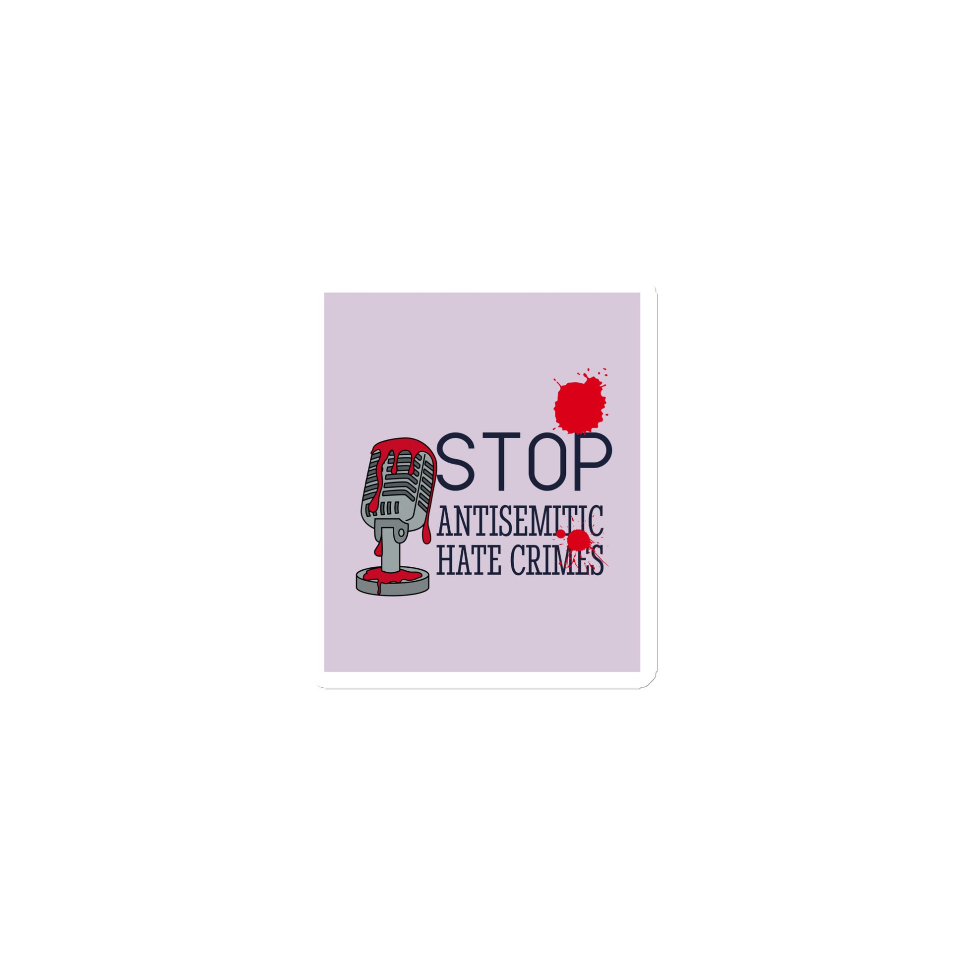 Antisemitic Hate Crimes | Die-Cut Magnet