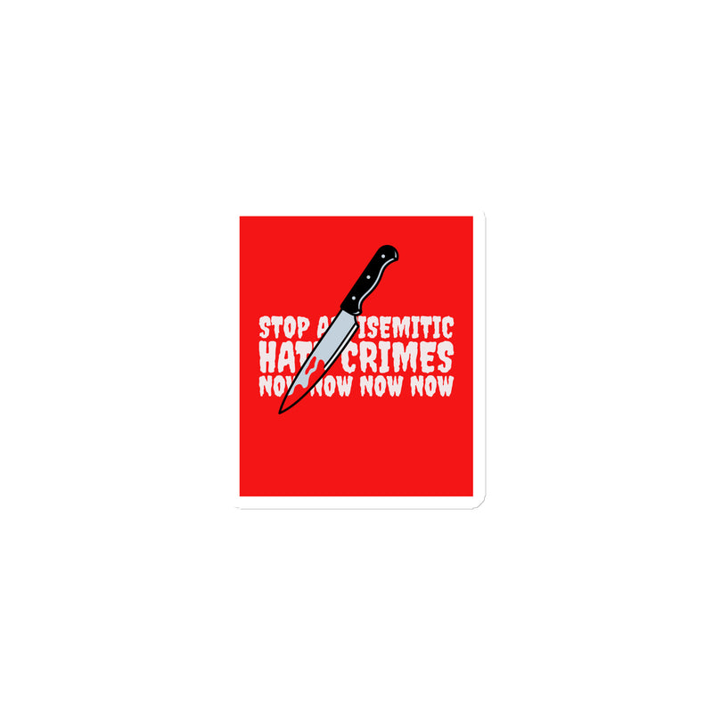 Antisemitic Hate Crimes | Die-Cut Magnet