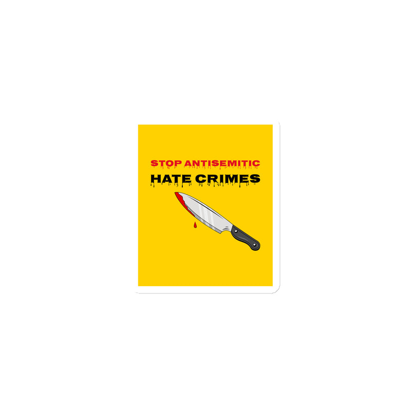 Antisemitic Hate Crimes | Die-Cut Magnet