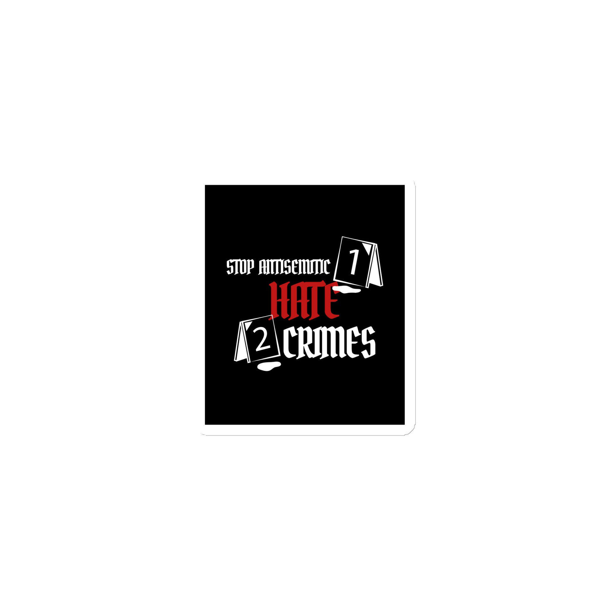 Antisemitic Hate Crimes | Die-Cut Magnet