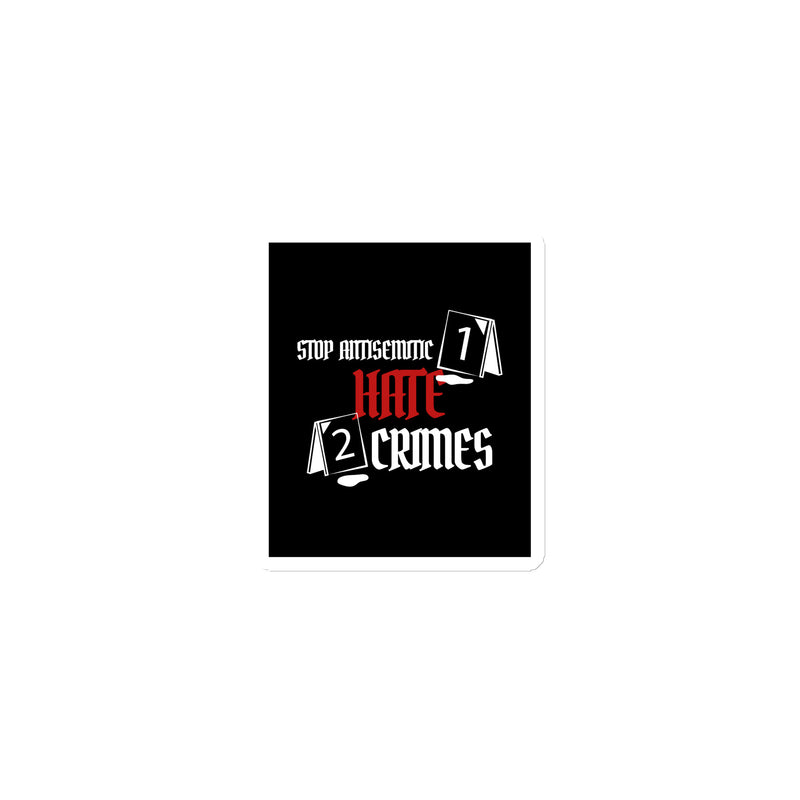 Antisemitic Hate Crimes | Die-Cut Magnet