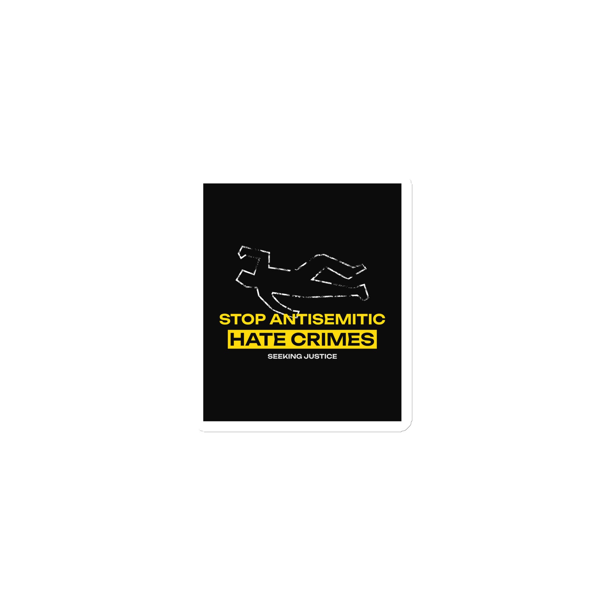 Antisemitic Hate Crimes | Die-Cut Magnet