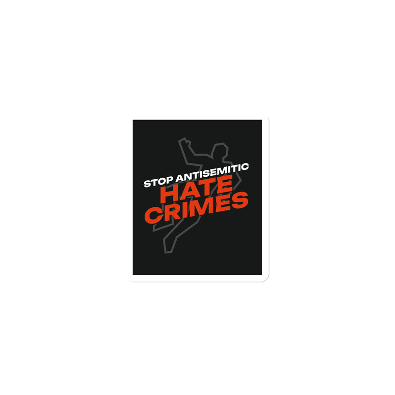 Antisemitic Hate Crimes | Die-Cut Magnet