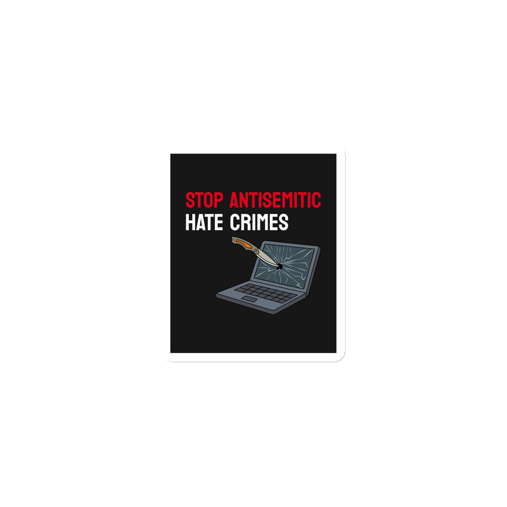 Antisemitic Hate Crimes | Die-Cut Magnet