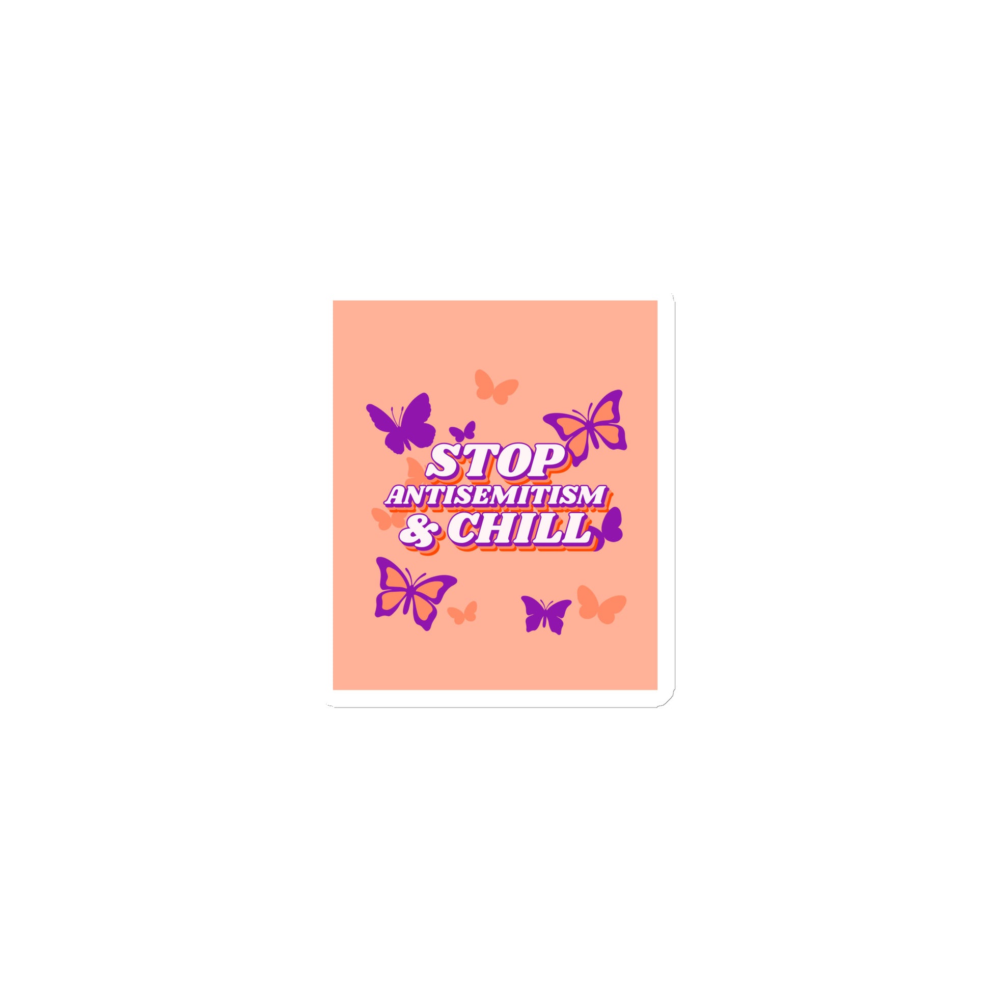 Chill Retro | Antisemitism | Die-Cut Magnet