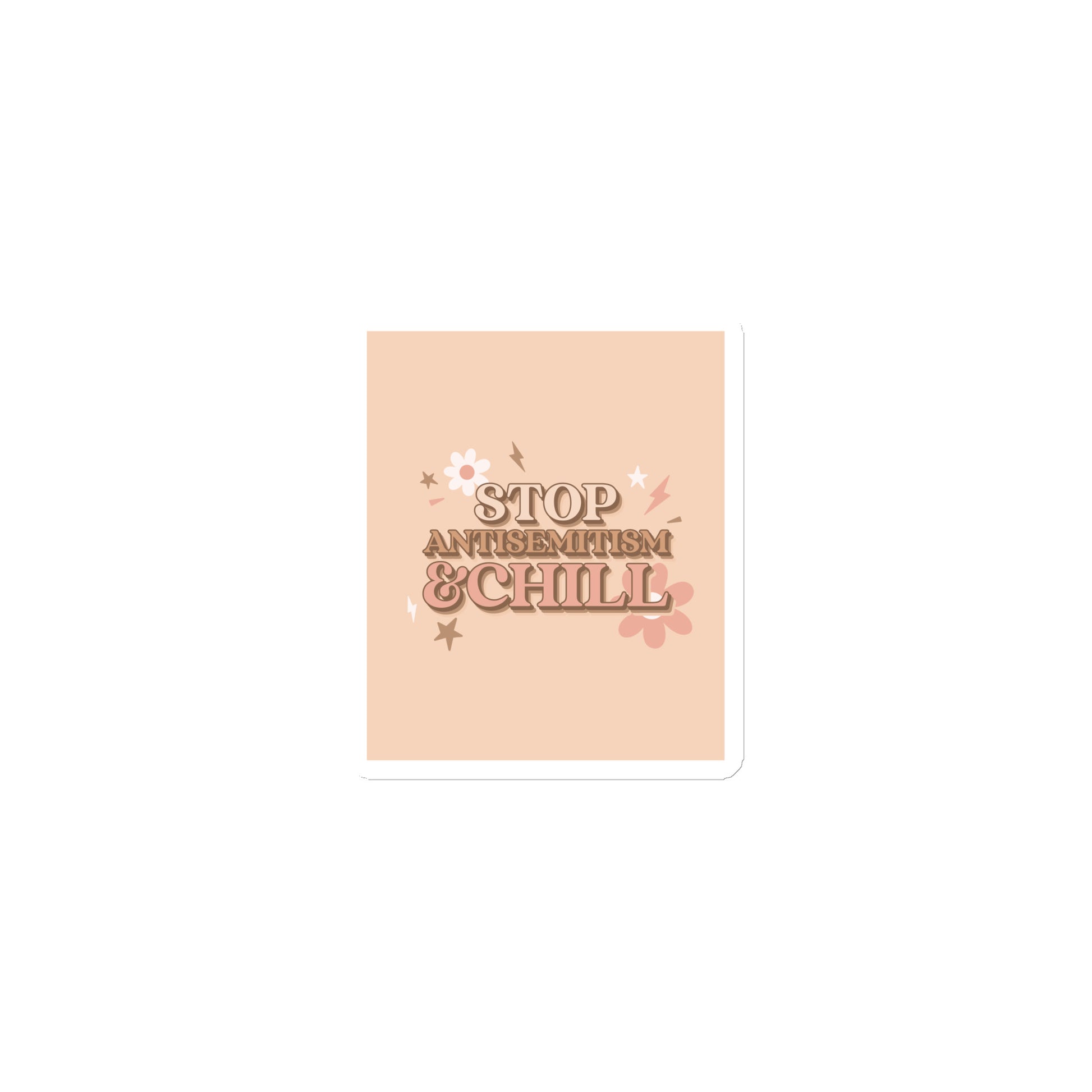 Chill Retro | Antisemitism | Die-Cut Magnet