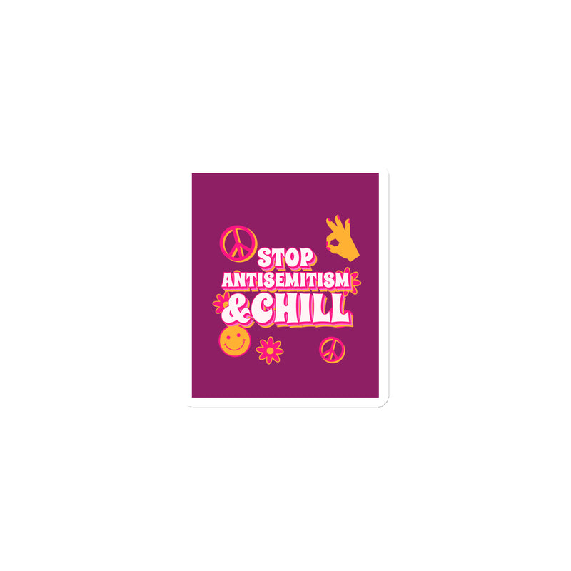 Chill Retro | Antisemitism | Die-Cut Magnet