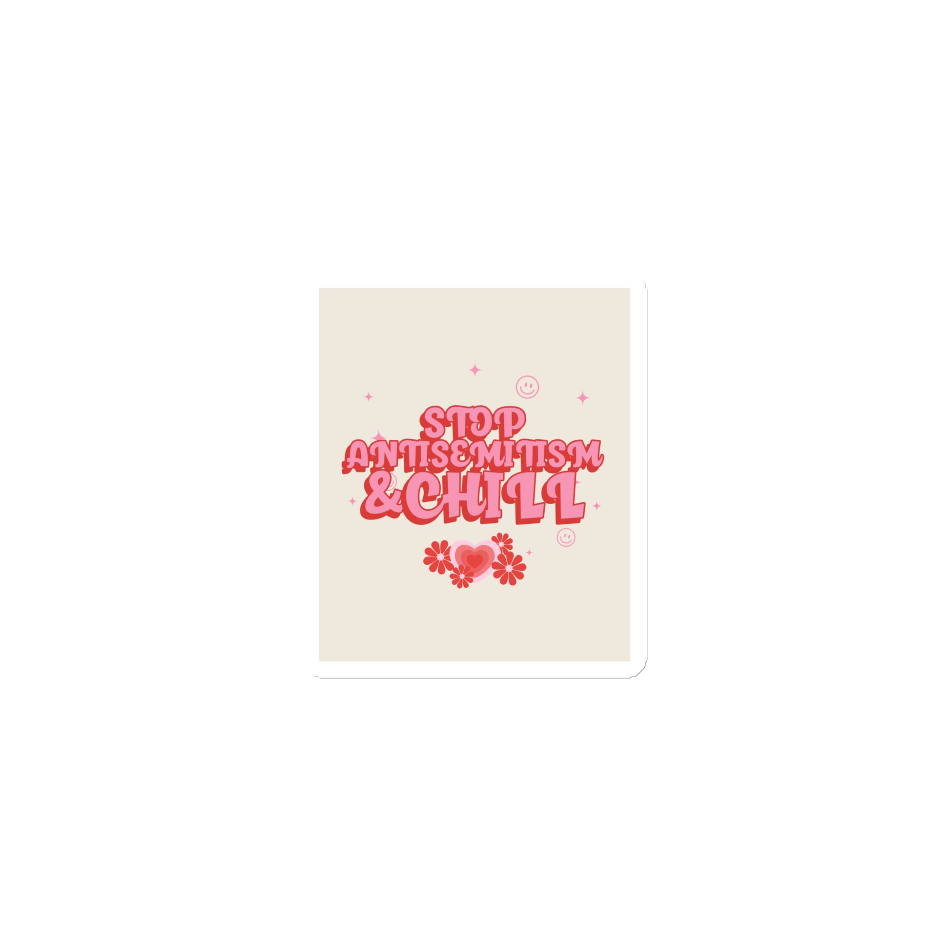Chill Retro | Antisemitism | Die-Cut Magnet
