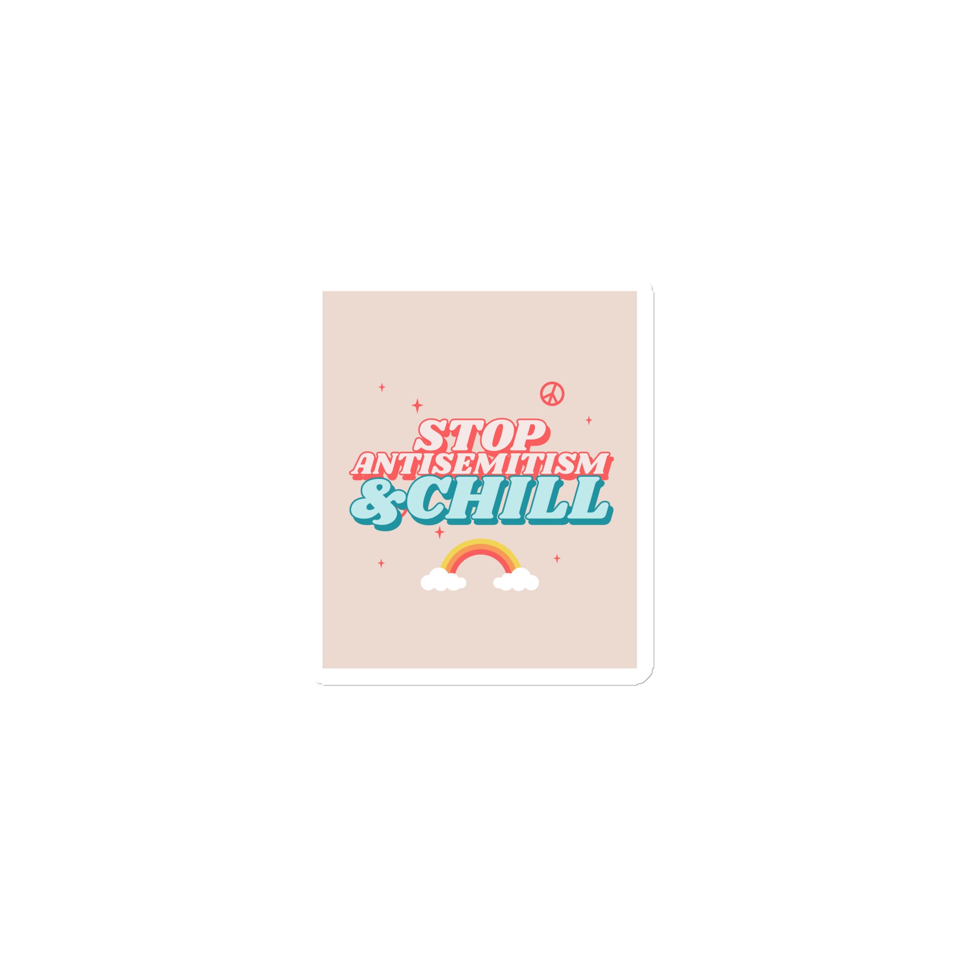 Chill Retro | Antisemitism | Die-Cut Magnet