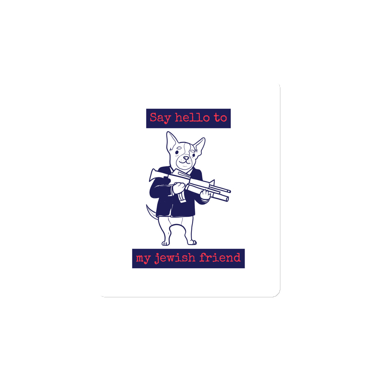 All In For Jews | Die-Cut Magnets Jouparty