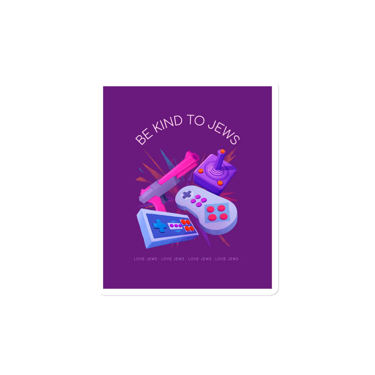 All In For Jews | Die-Cut Magnets Jouparty