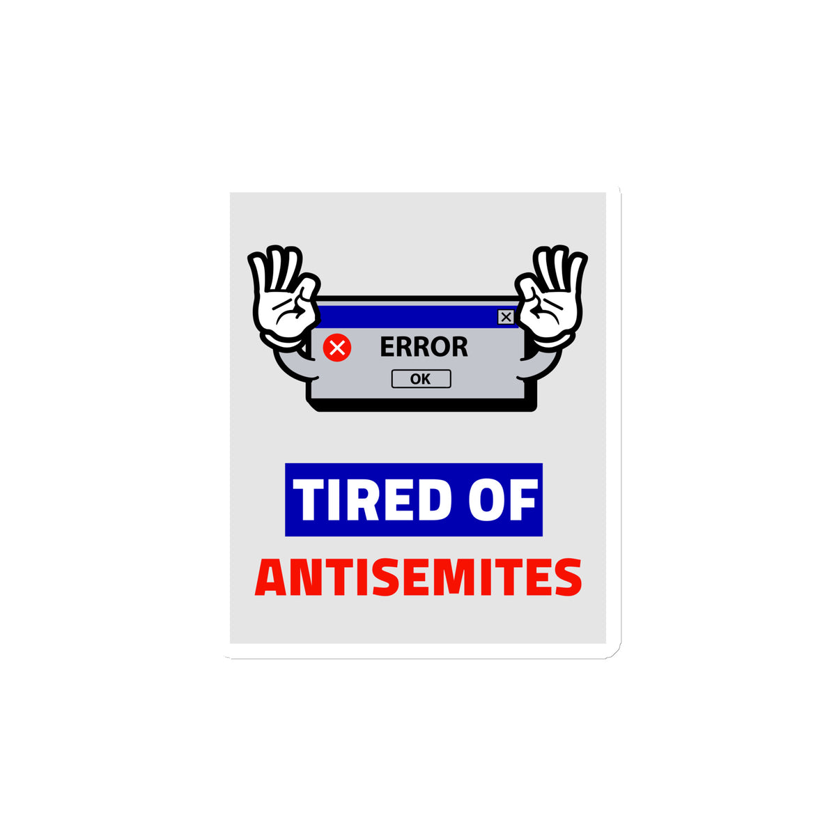 All In For Jews | Die-Cut Magnets Jouparty