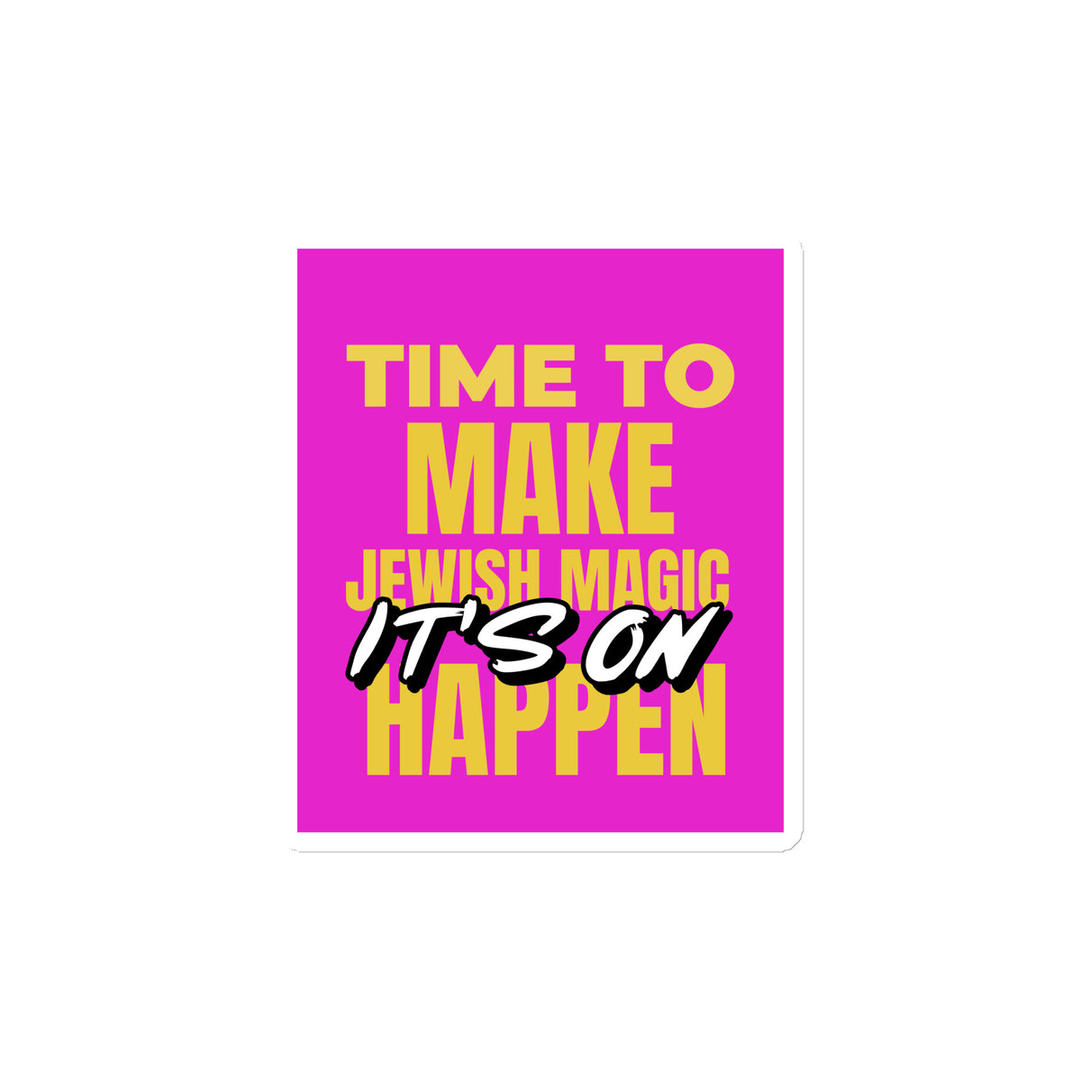 All In For Jews | Die-Cut Magnets Jouparty