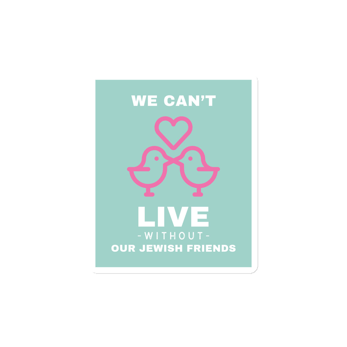 All In For Jews | Die-Cut Magnets Jouparty