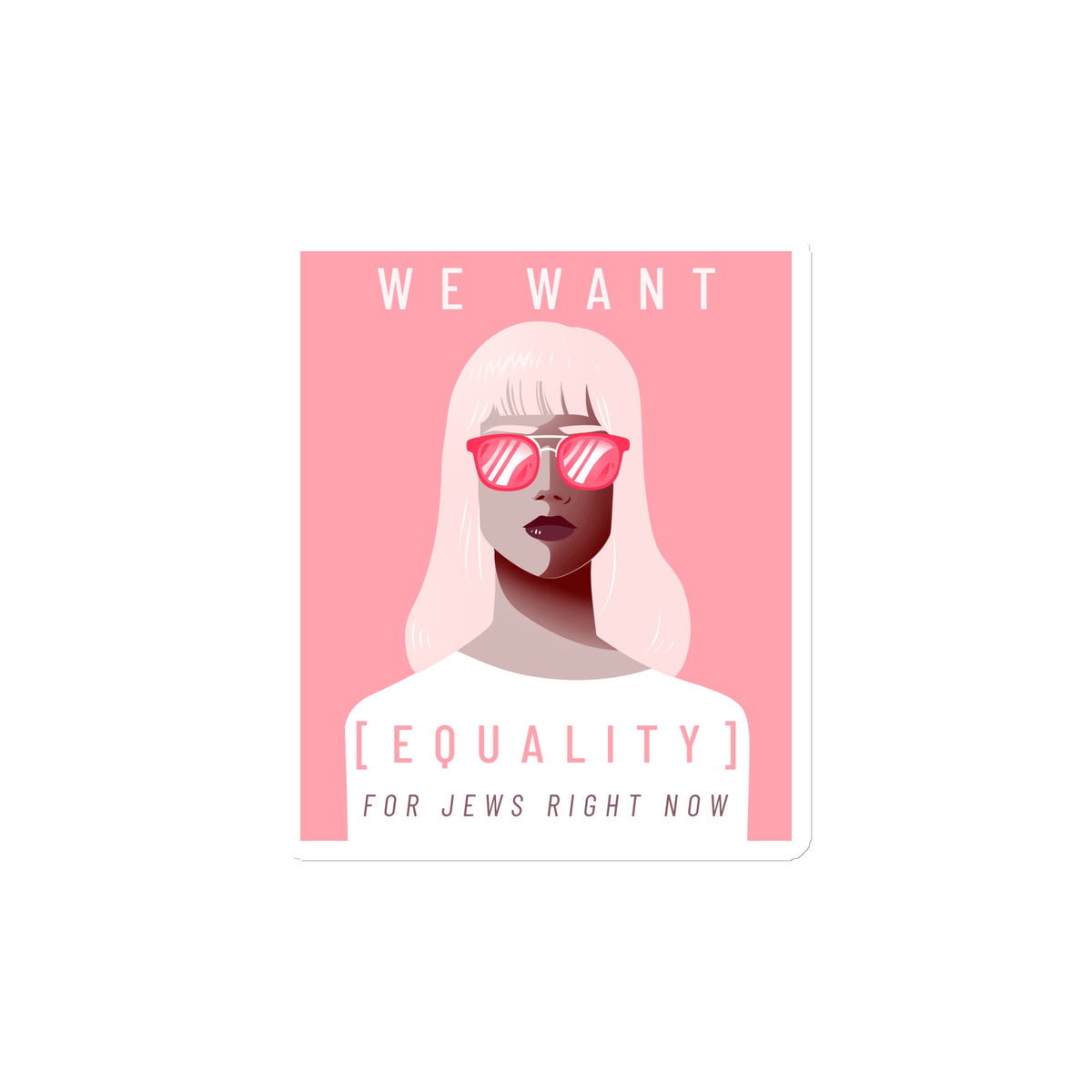 All In For Jews | Die-Cut Magnets Jouparty