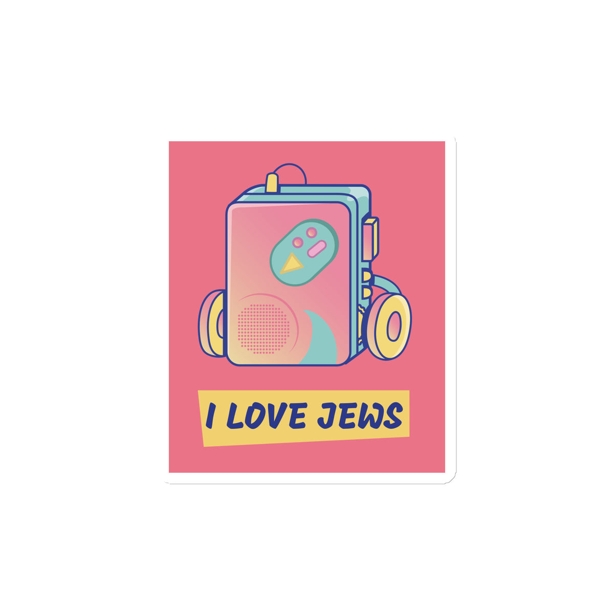 All In For Jews | Die-Cut Magnets Jouparty