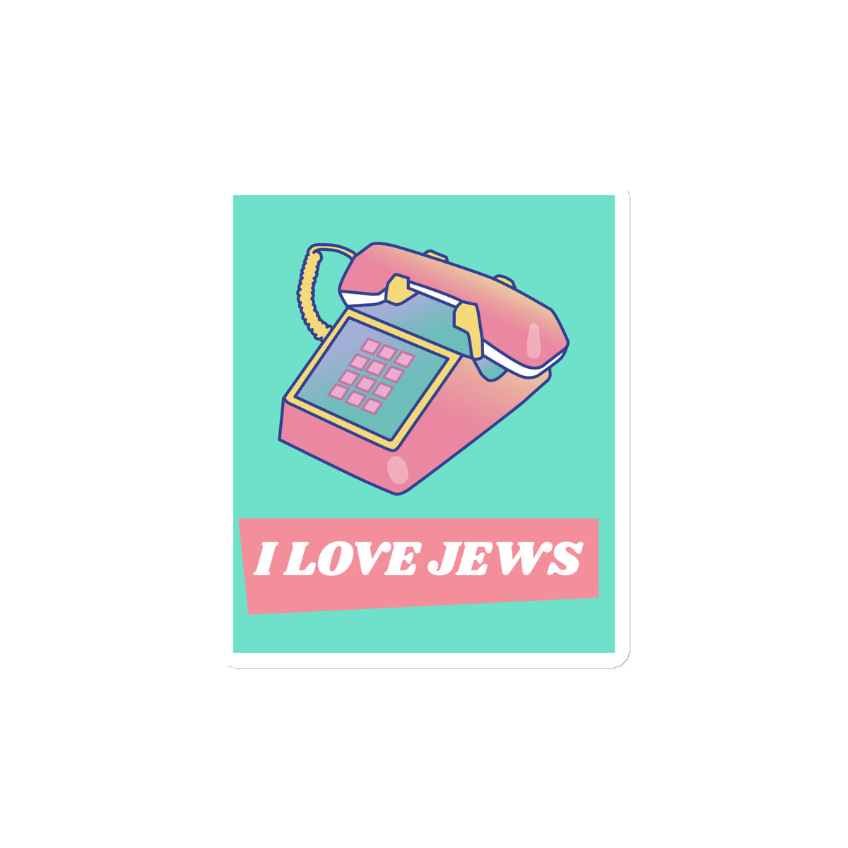 All In For Jews | Die-Cut Magnets Jouparty