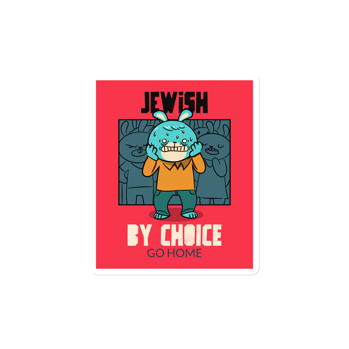 All In For Jews | Die-Cut Magnets Jouparty