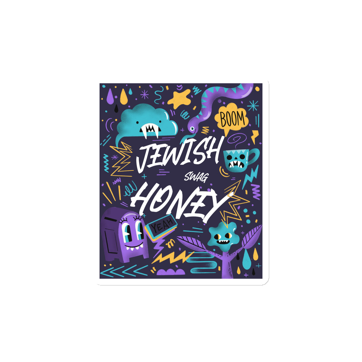 All In For Jews | Die-Cut Magnets Jouparty