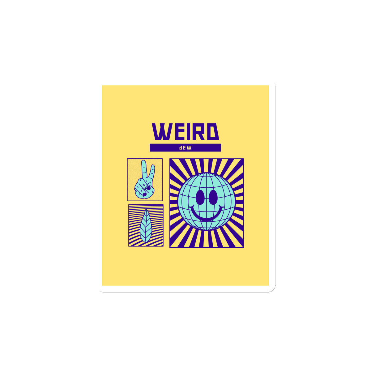 Weird Jew | Die-Cut Magnets Jouparty