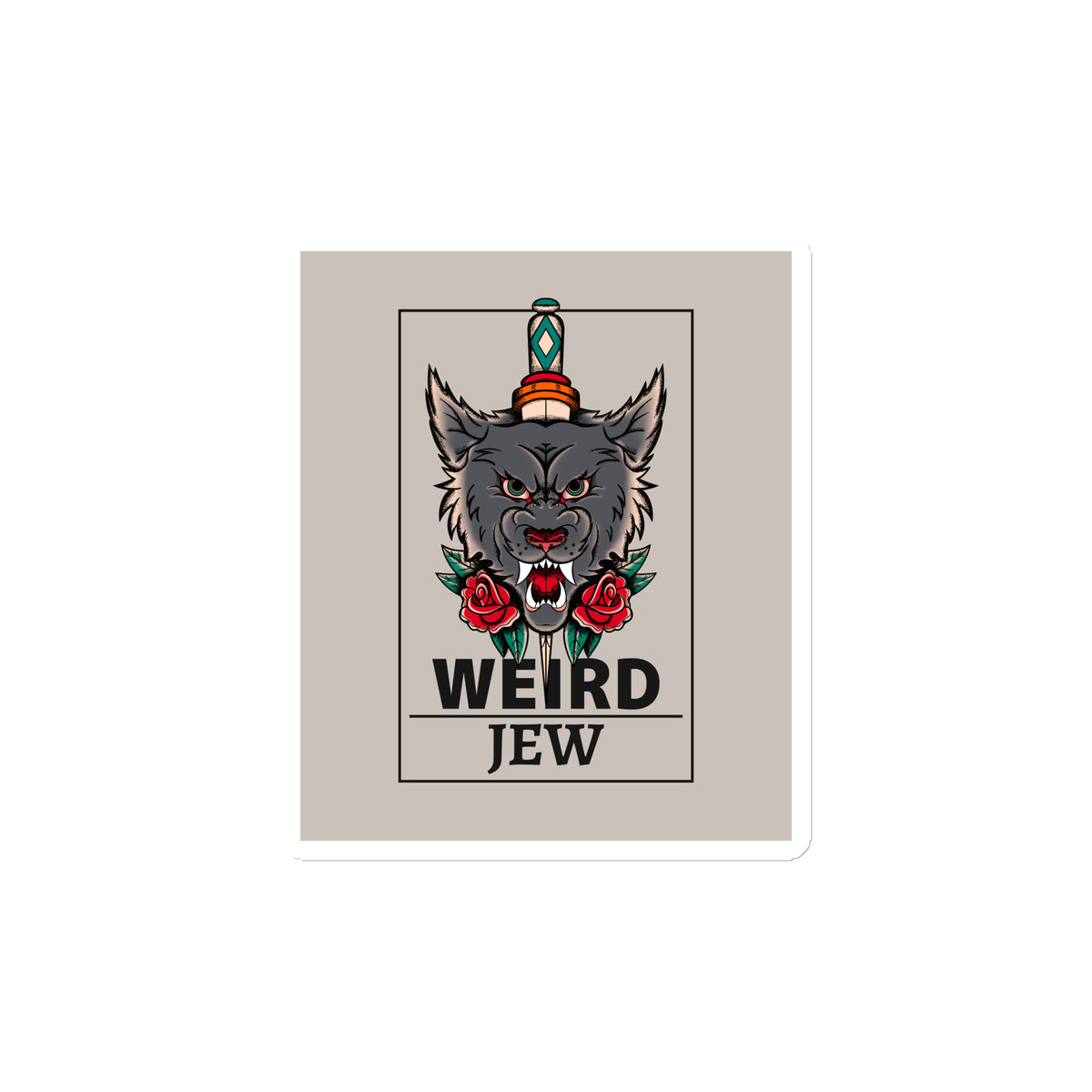 Weird Jew | Die-Cut Magnets Jouparty