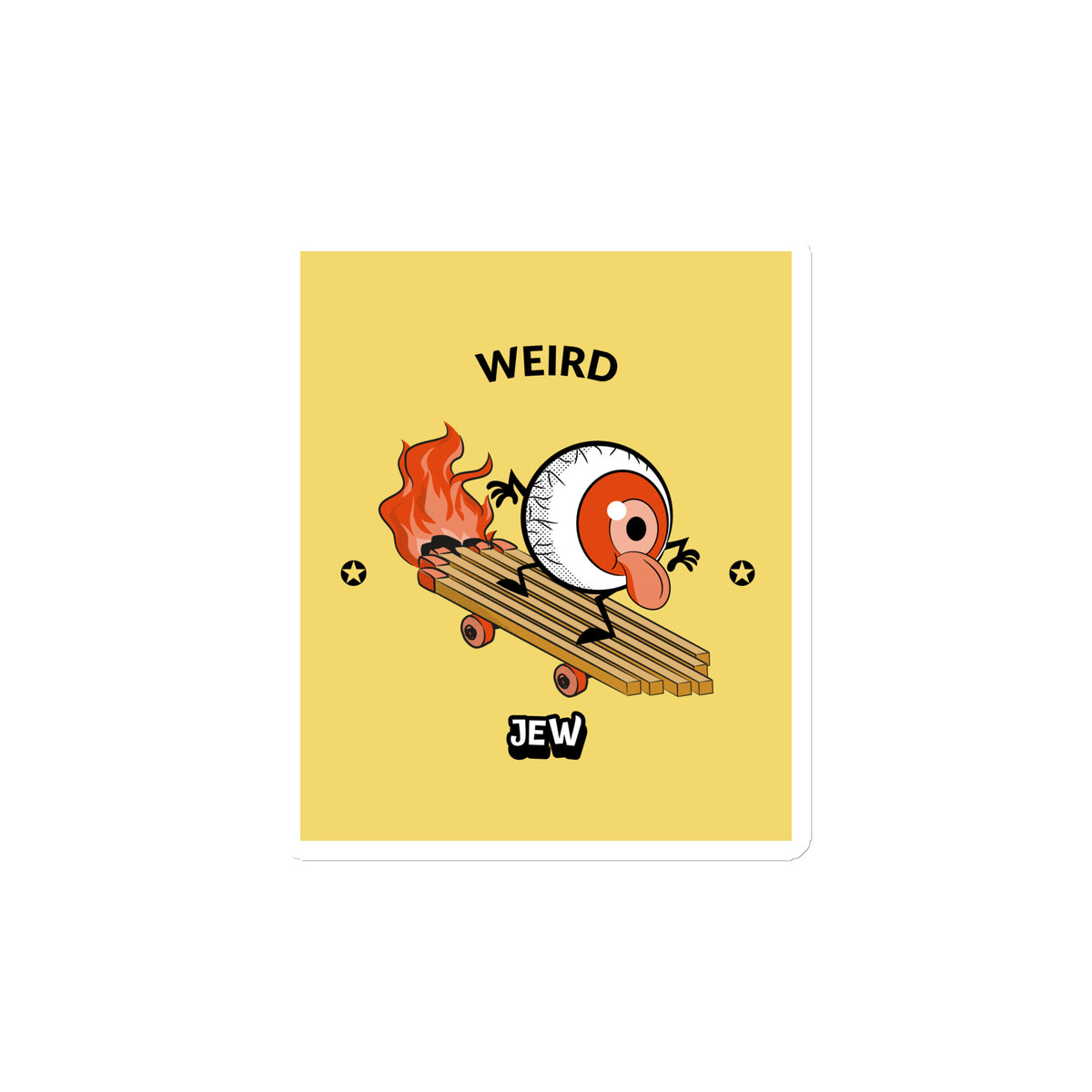 Weird Jew | Die-Cut Magnets Jouparty