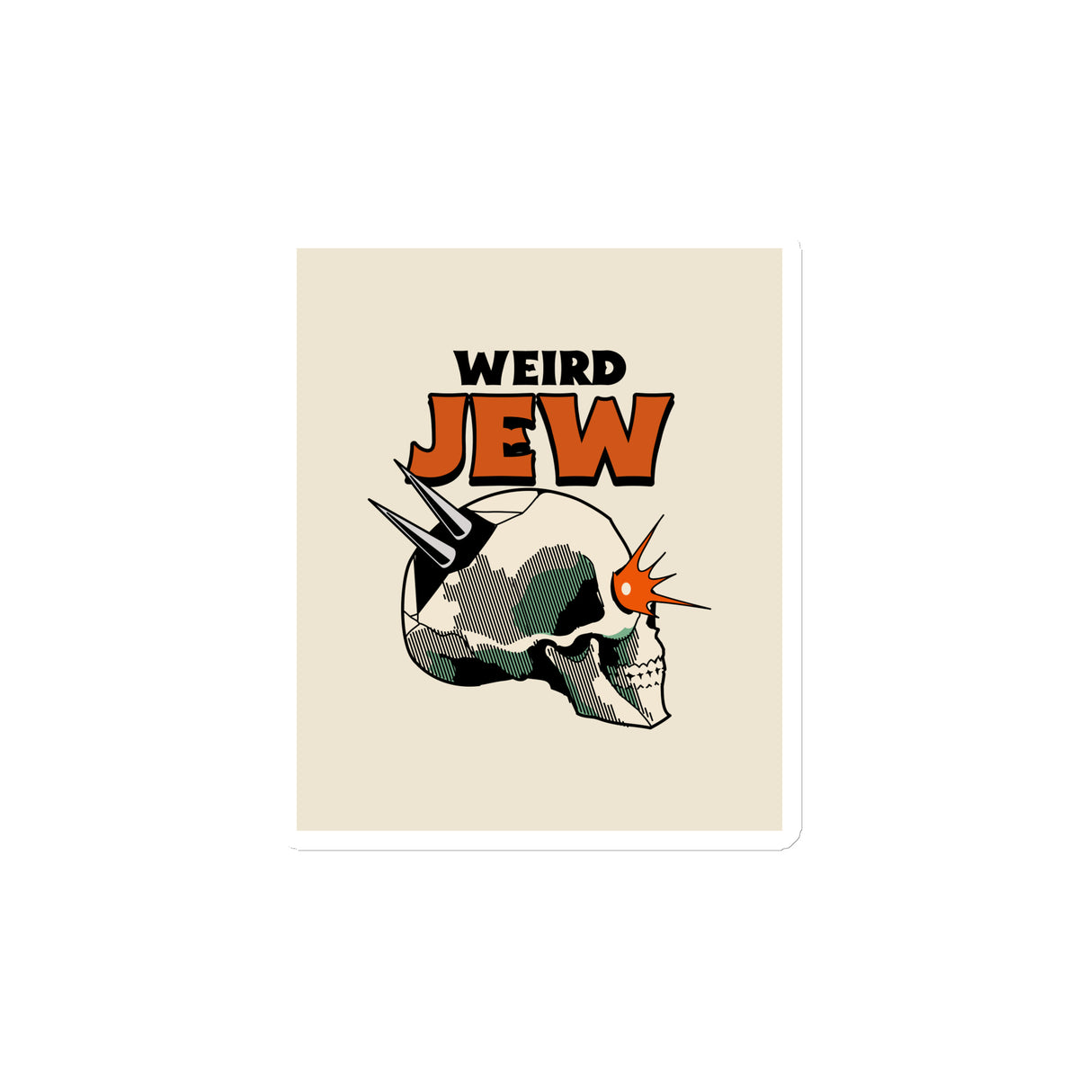 Weird Jew | Die-Cut Magnets Jouparty