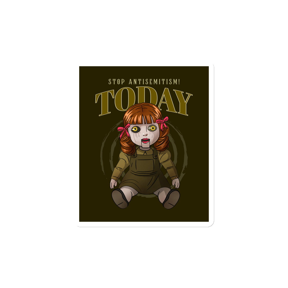 Horror Movie | Antisemitism | Die-Cut Magnet Jouparty