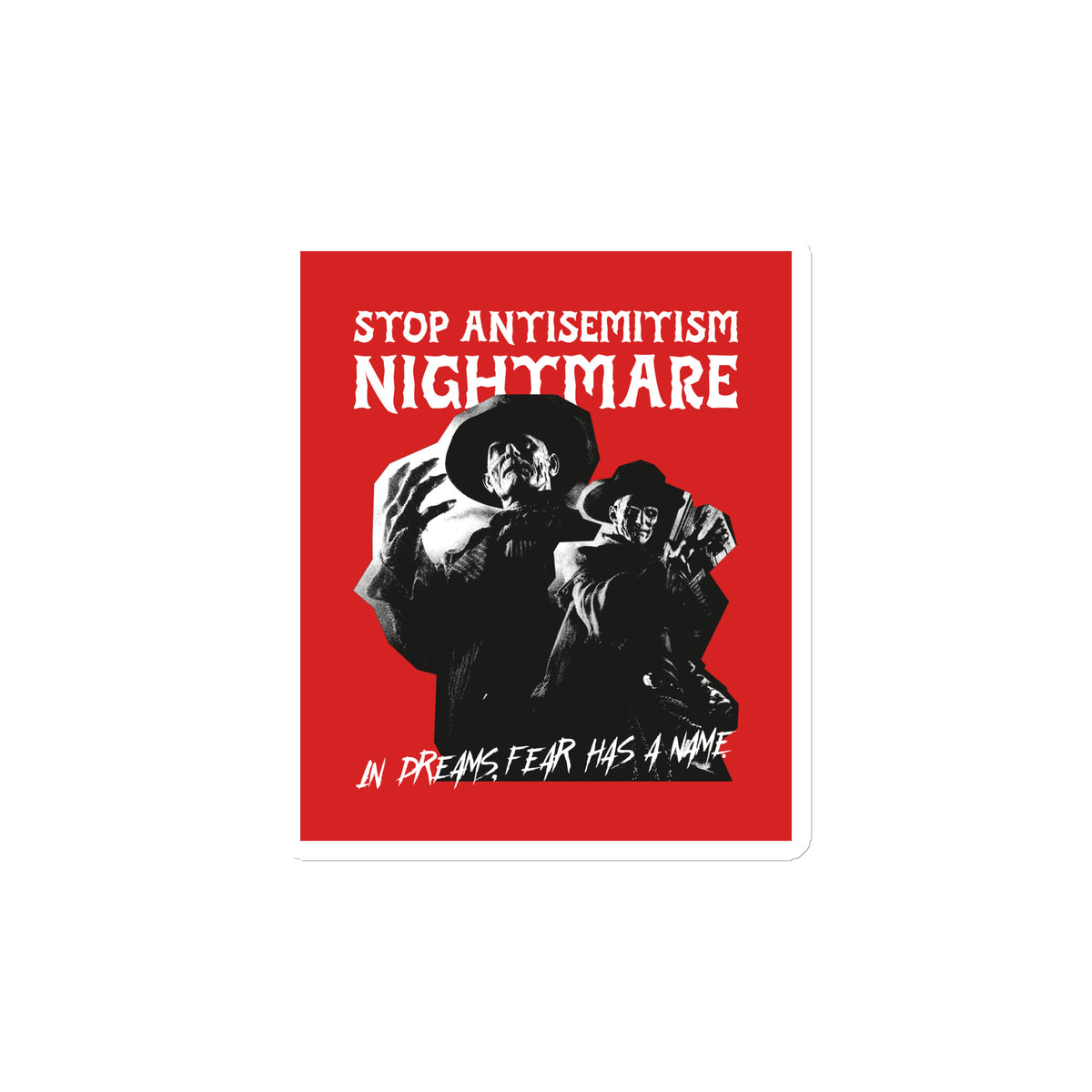 Horror Movie | Antisemitism | Die-Cut Magnet Jouparty