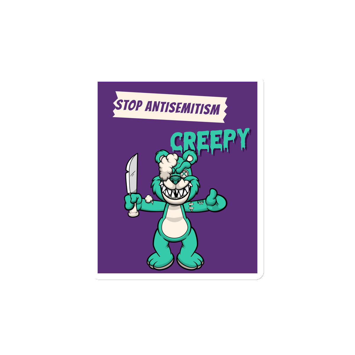 Horror Movie | Antisemitism | Die-Cut Magnet Jouparty