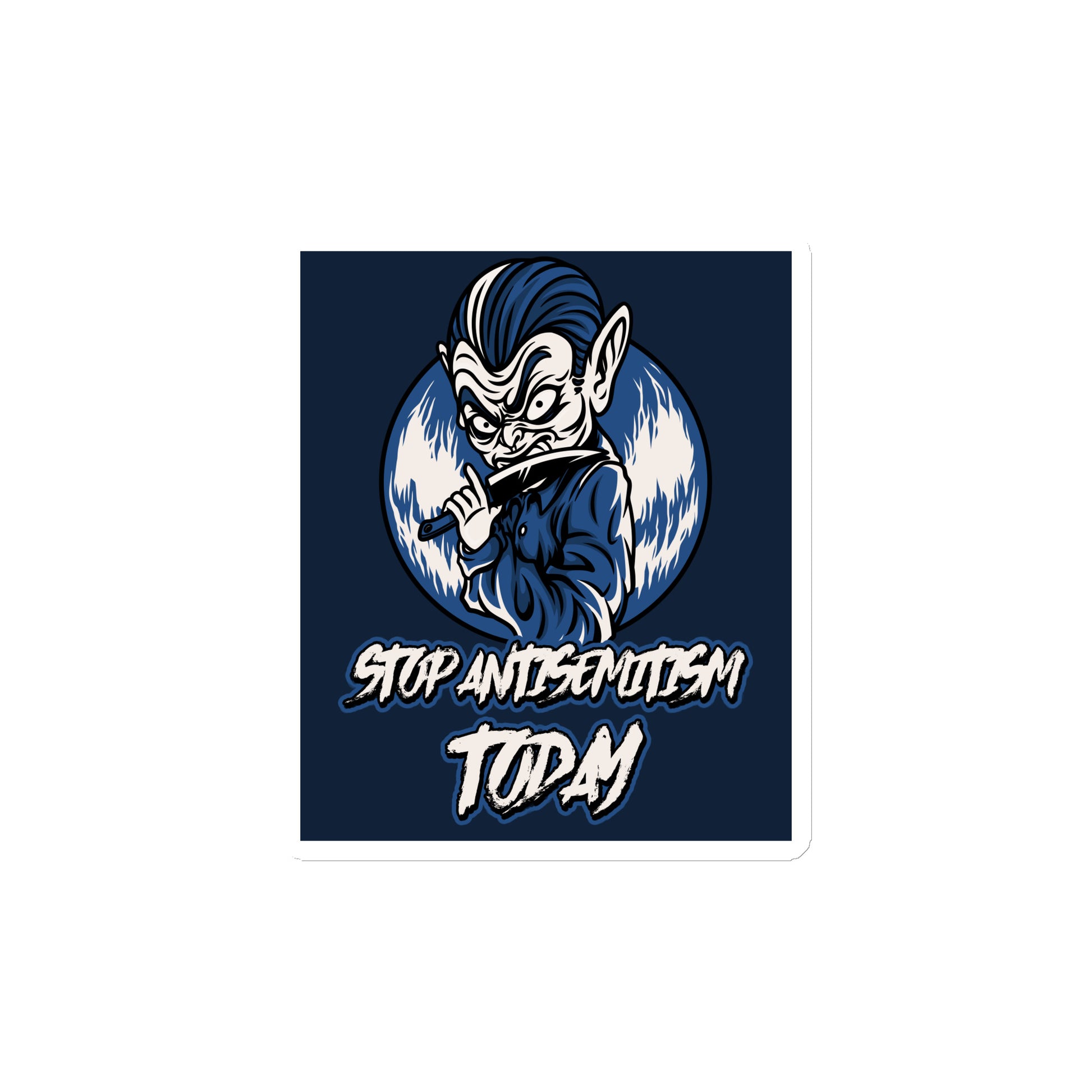 Horror Movie | Antisemitism | Die-Cut Magnet Jouparty