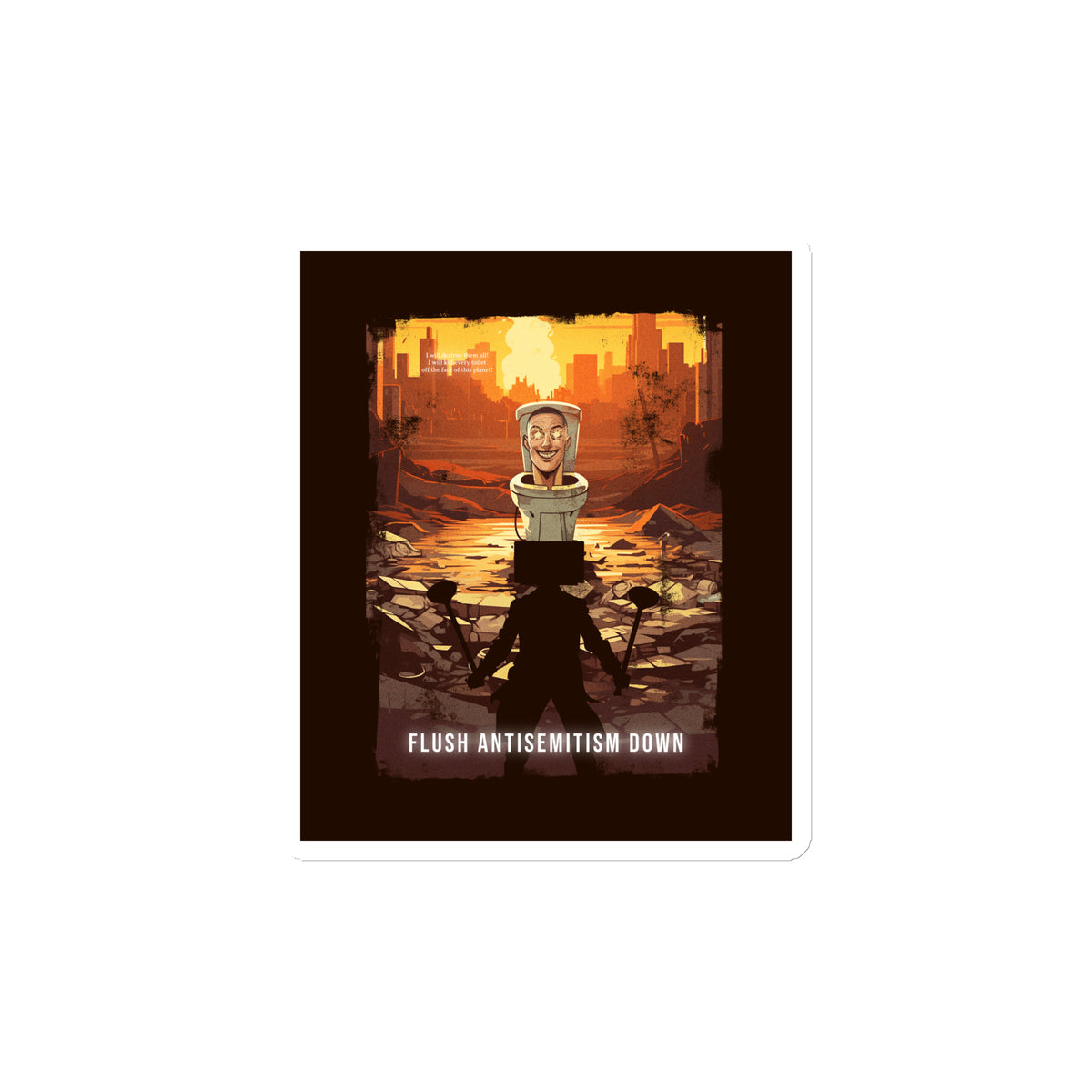 Horror Movie | Antisemitism | Die-Cut Magnet Jouparty