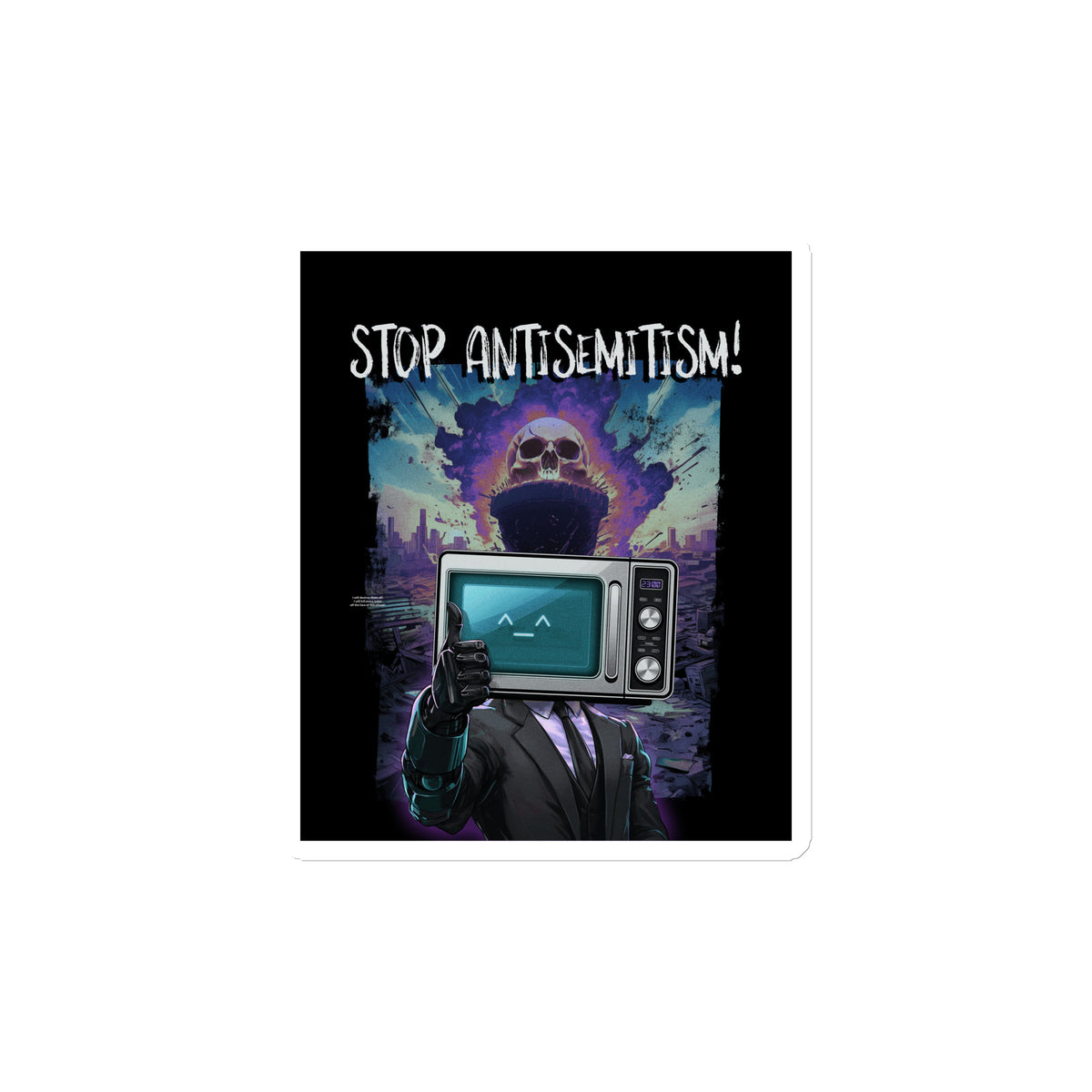 Horror Movie | Antisemitism | Die-Cut Magnet Jouparty