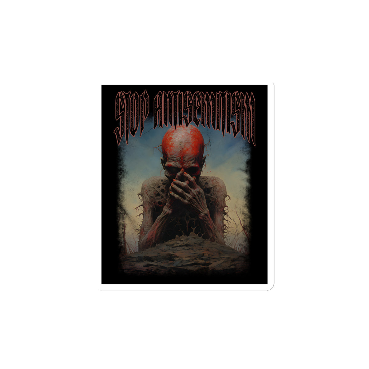 Horror Movie | Antisemitism | Die-Cut Magnet Jouparty