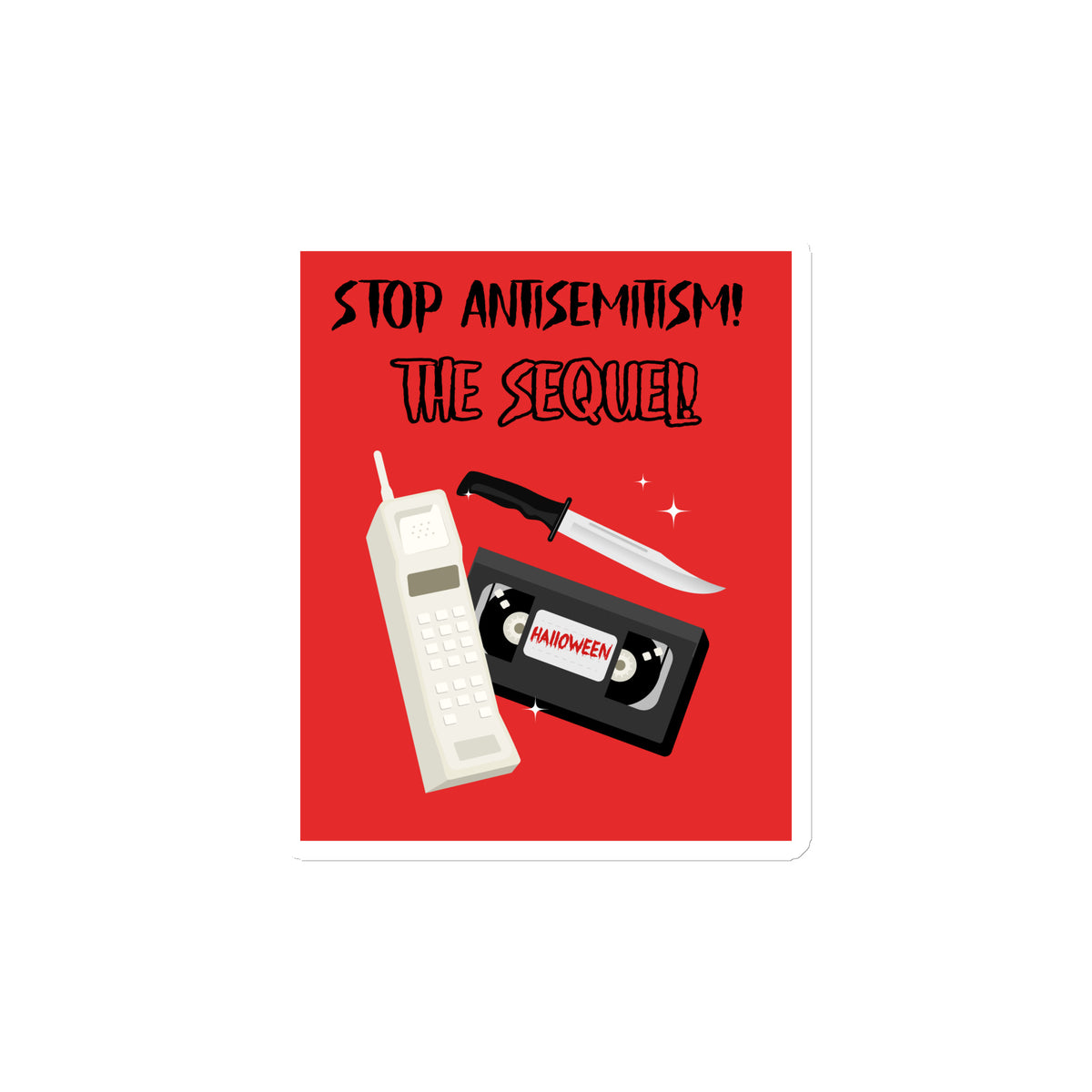 Horror Movie | Antisemitism | Die-Cut Magnet Jouparty