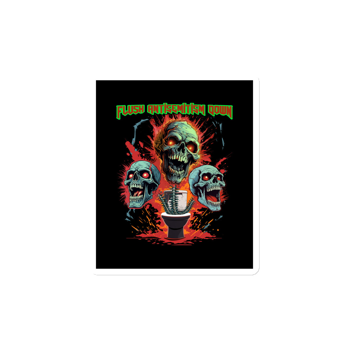Horror Movie | Antisemitism | Die-Cut Magnet Jouparty