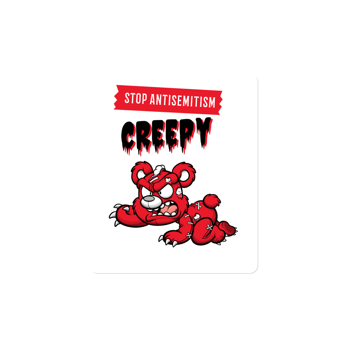 Horror Movie | Antisemitism | Die-Cut Magnet Jouparty