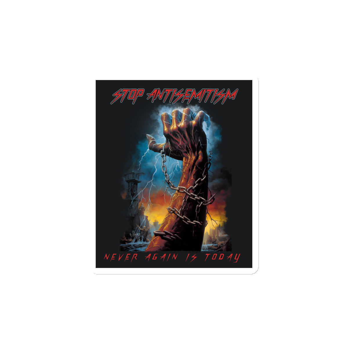 Horror Movie | Antisemitism | Die-Cut Magnet Jouparty