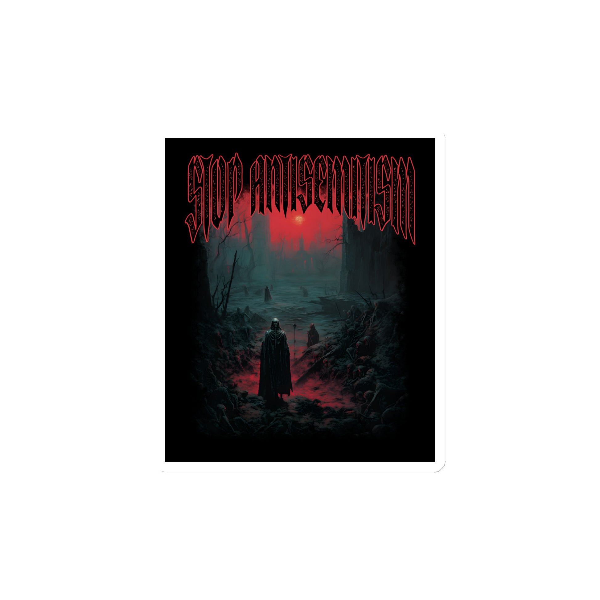 Horror Movie | Antisemitism | Die-Cut Magnet Jouparty